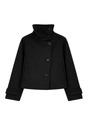Veste Courte Femme – Col Montant