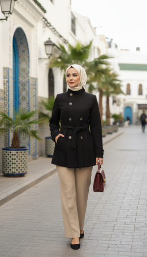 Veste Trench Courte Chic