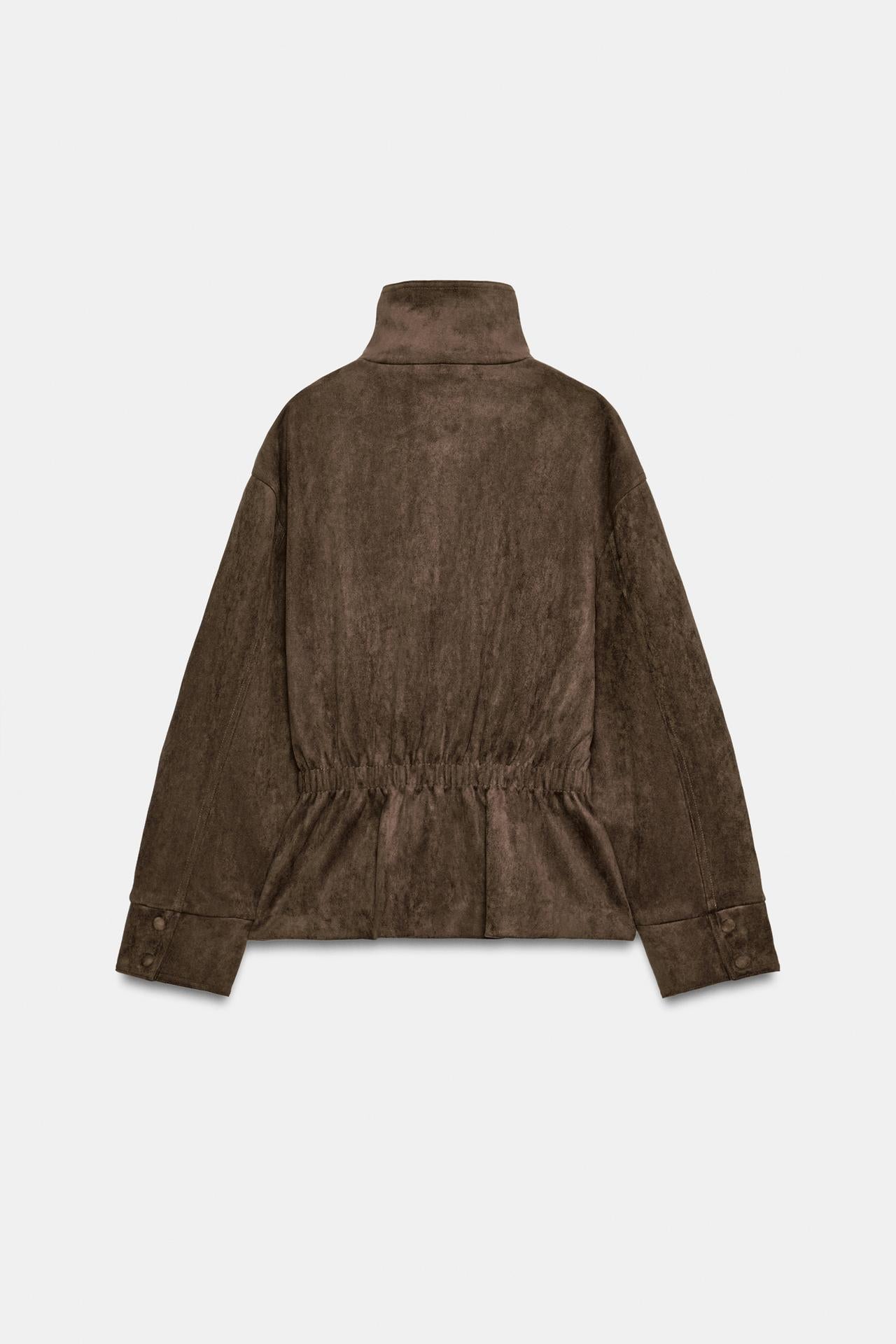 Daim VESTE À CEINTURE