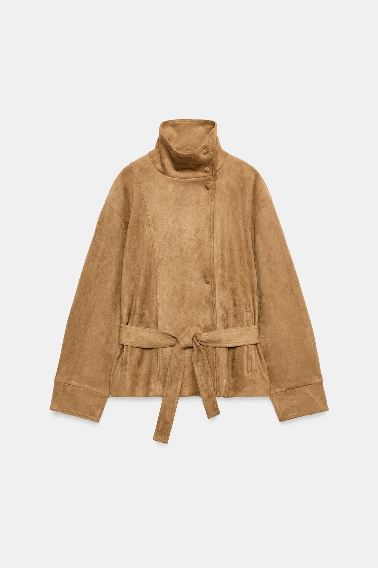 Daim VESTE À CEINTURE