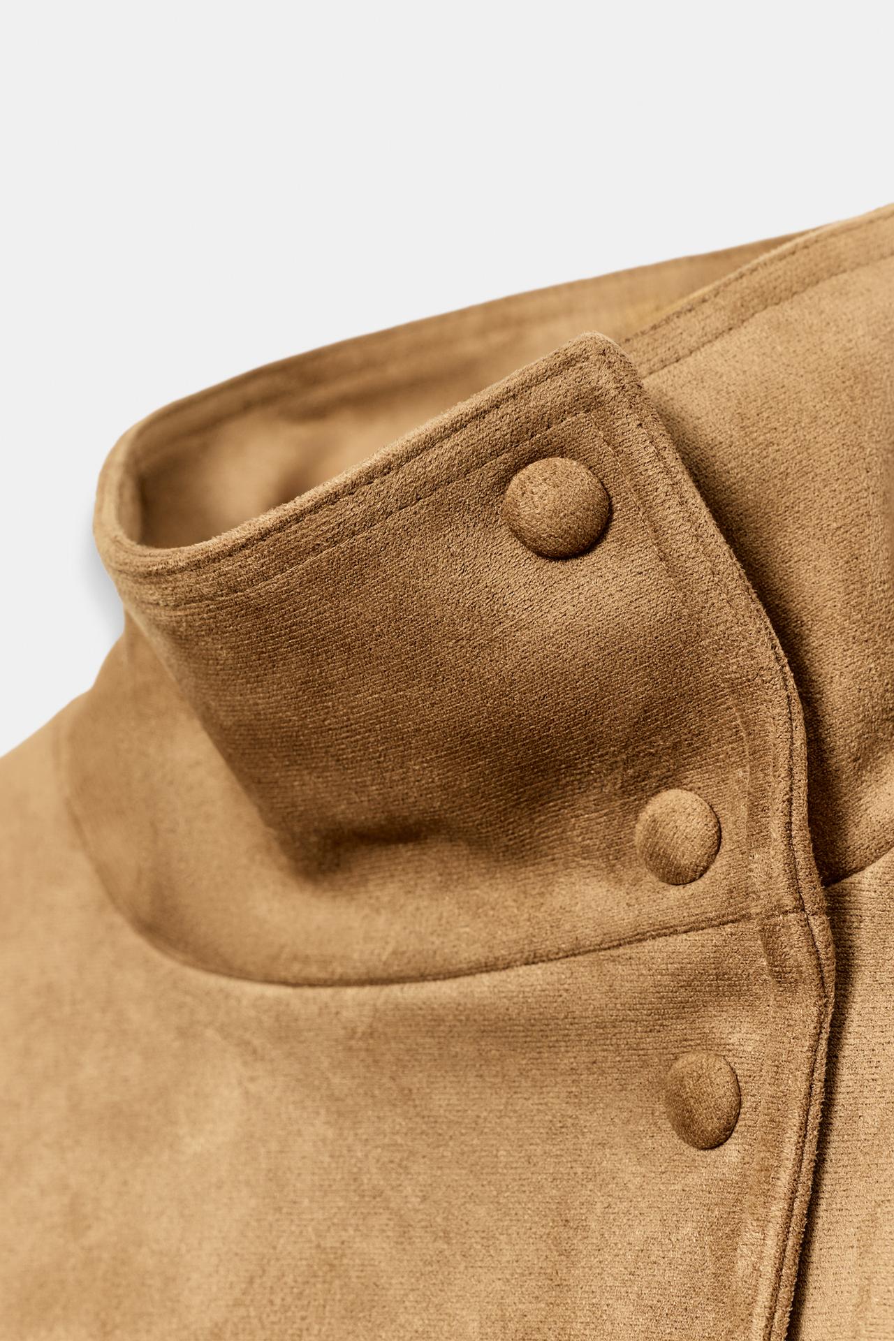 Daim VESTE À CEINTURE