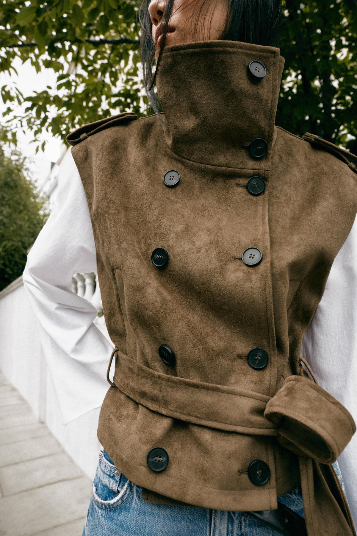 Gilet avec ceinture