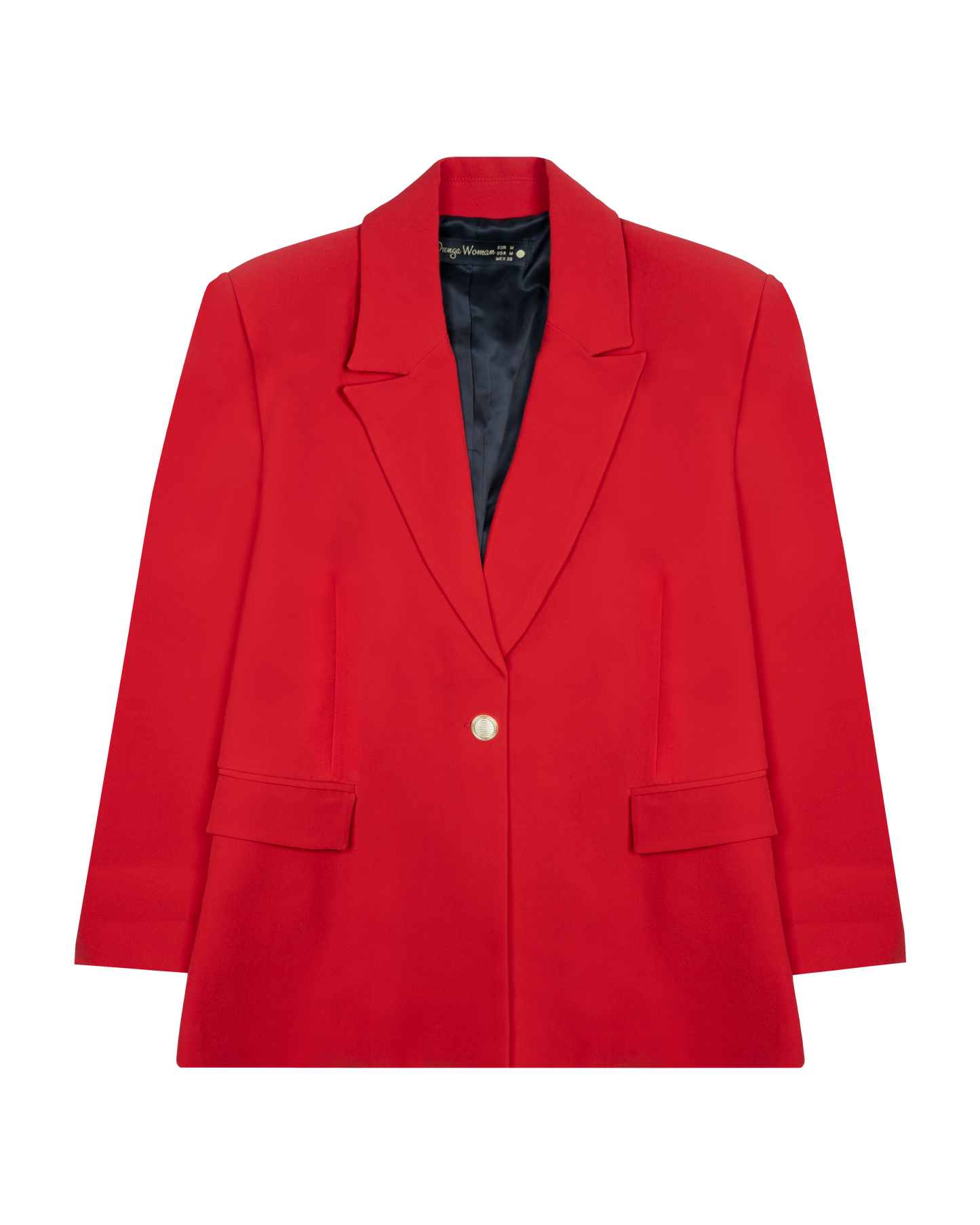 Blazer Chic Manchette Imprimée