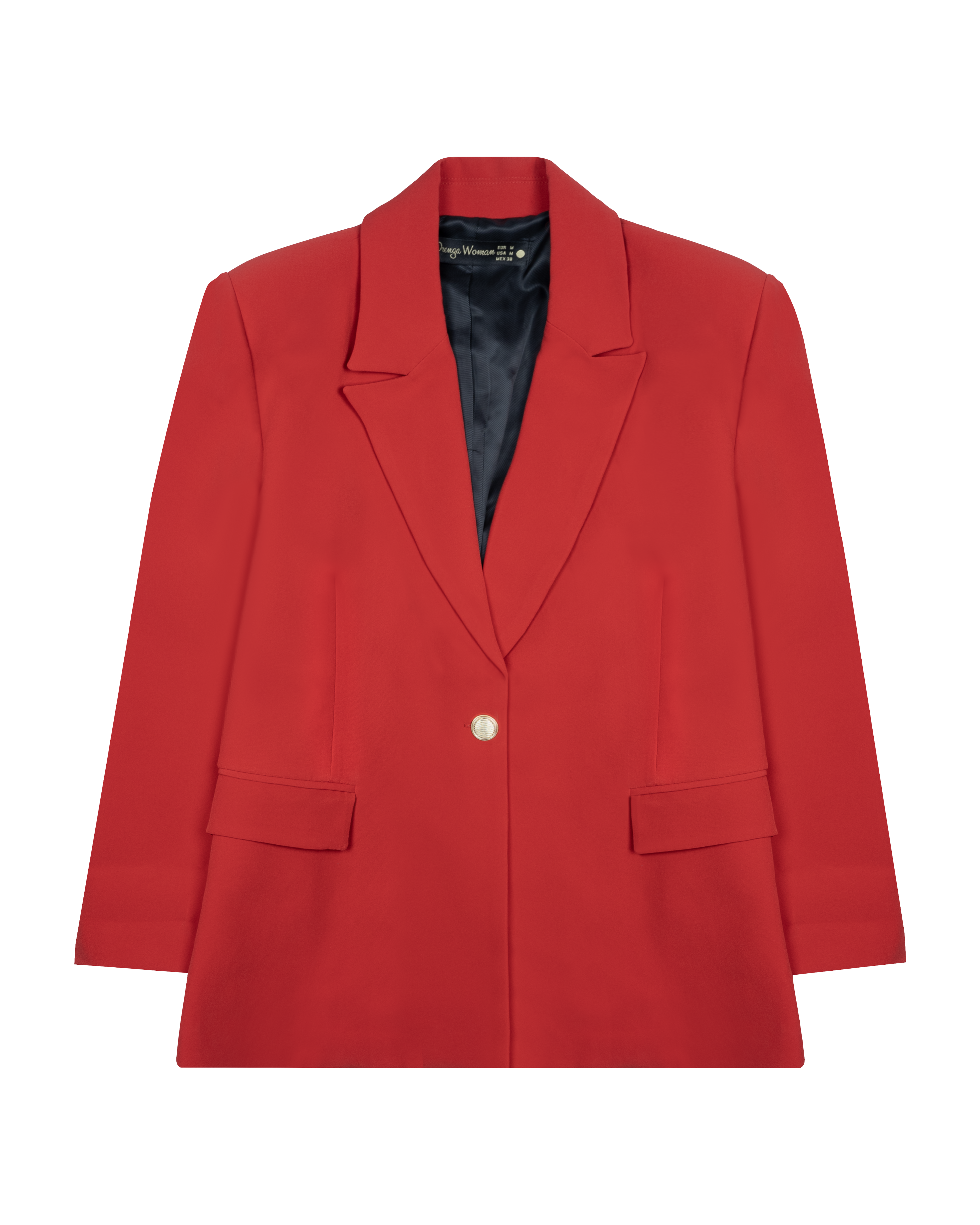 Blazer Chic Manchette Imprimée