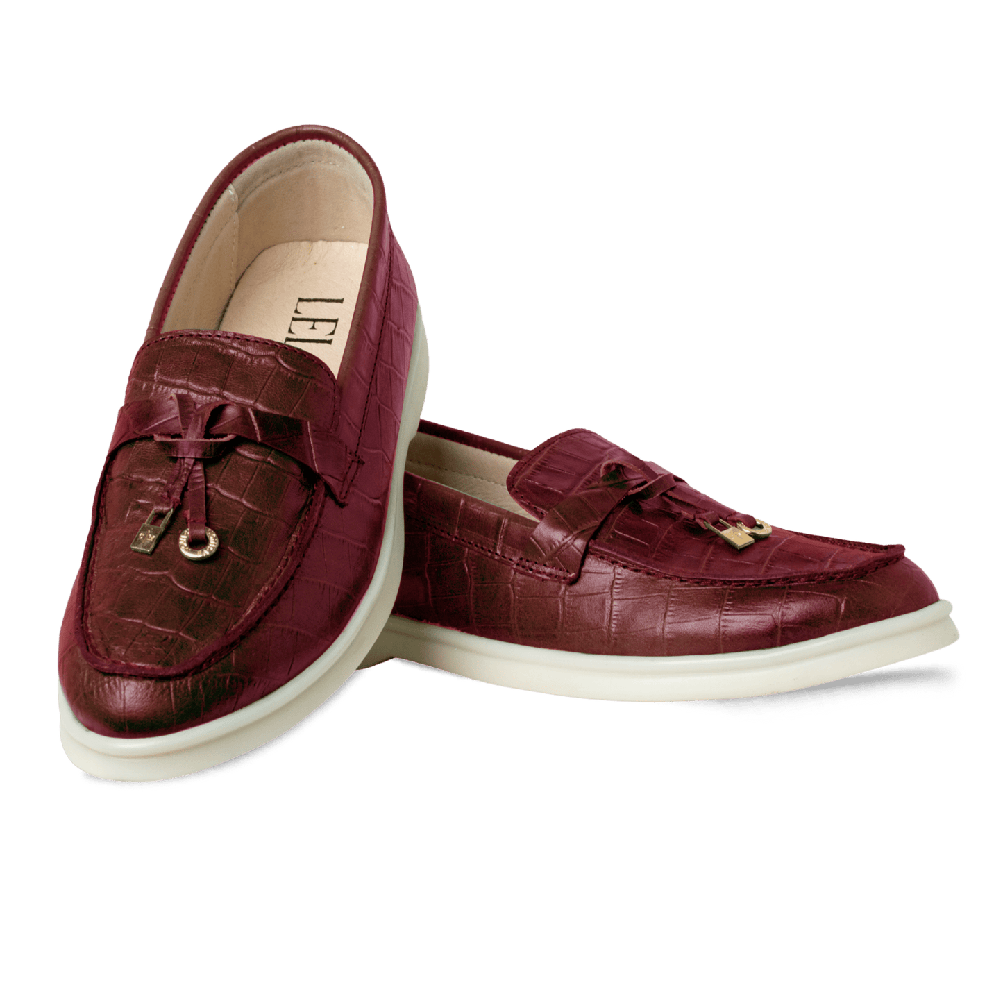 Loafer Classique 100% Cuir – LELA™ Croco Luxe - LelaModa.
