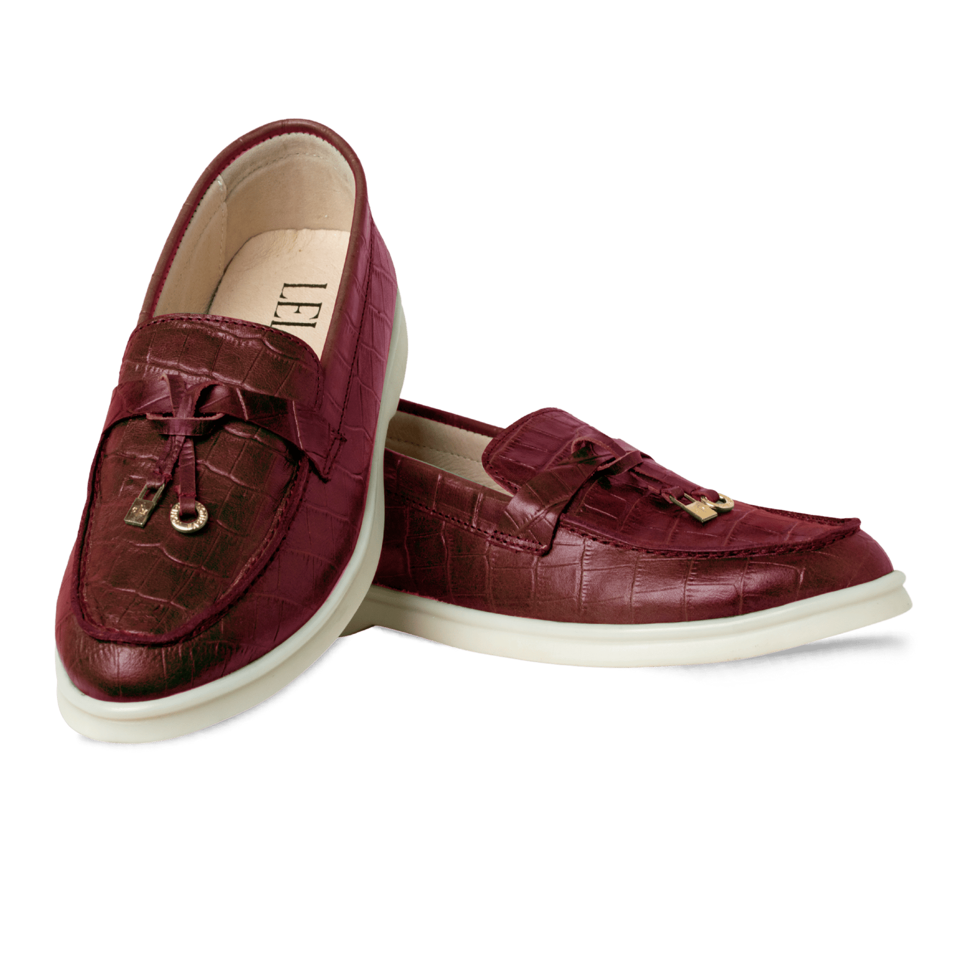 Loafer Classique 100% Cuir – LELA™ Croco Luxe - LelaModa.