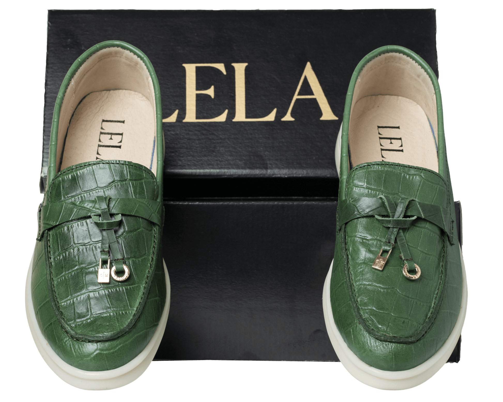 Loafer Classique 100% Cuir – LELA™ Croco Luxe - LelaModa.