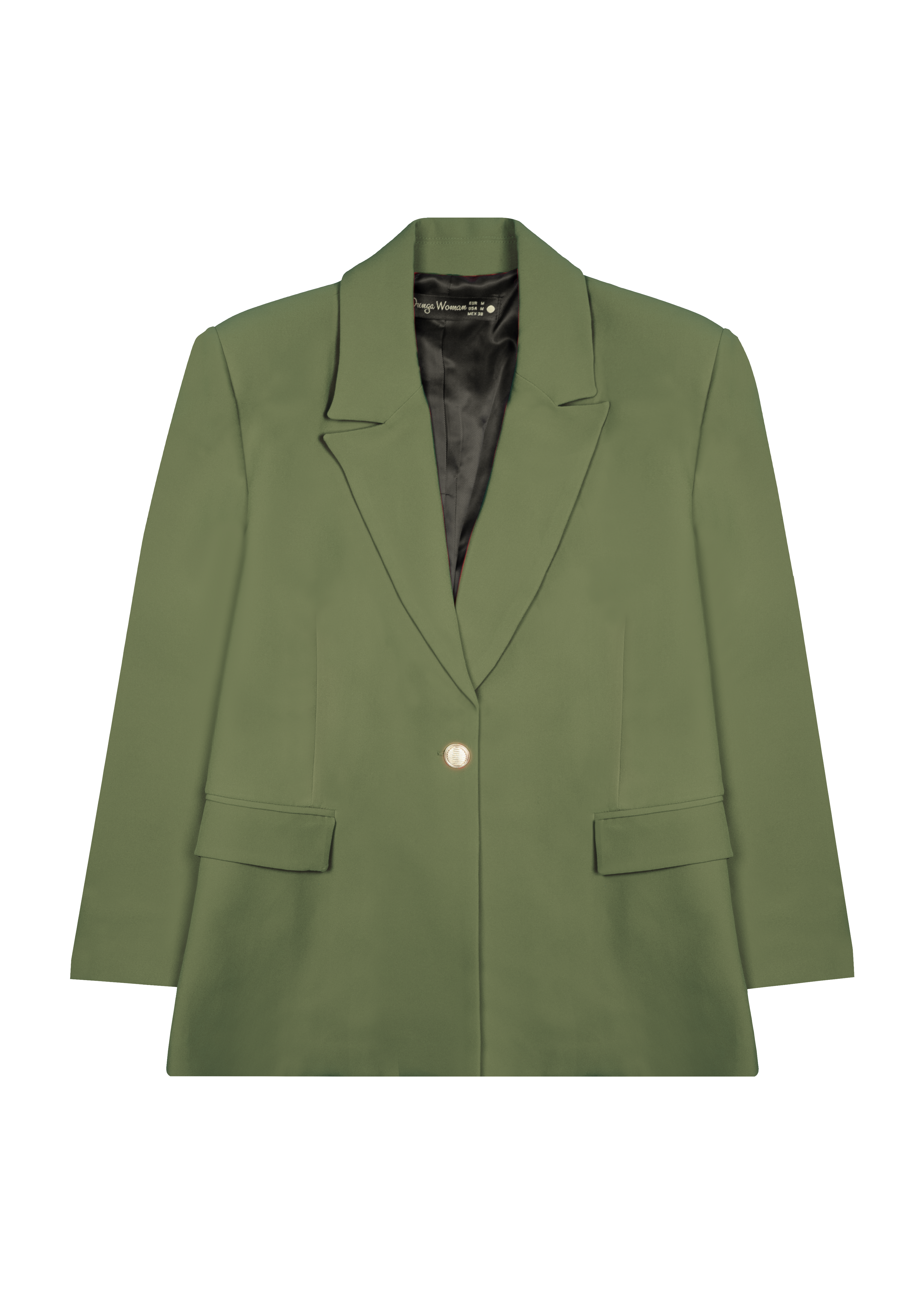 Blazer Chic Manchette Imprimée