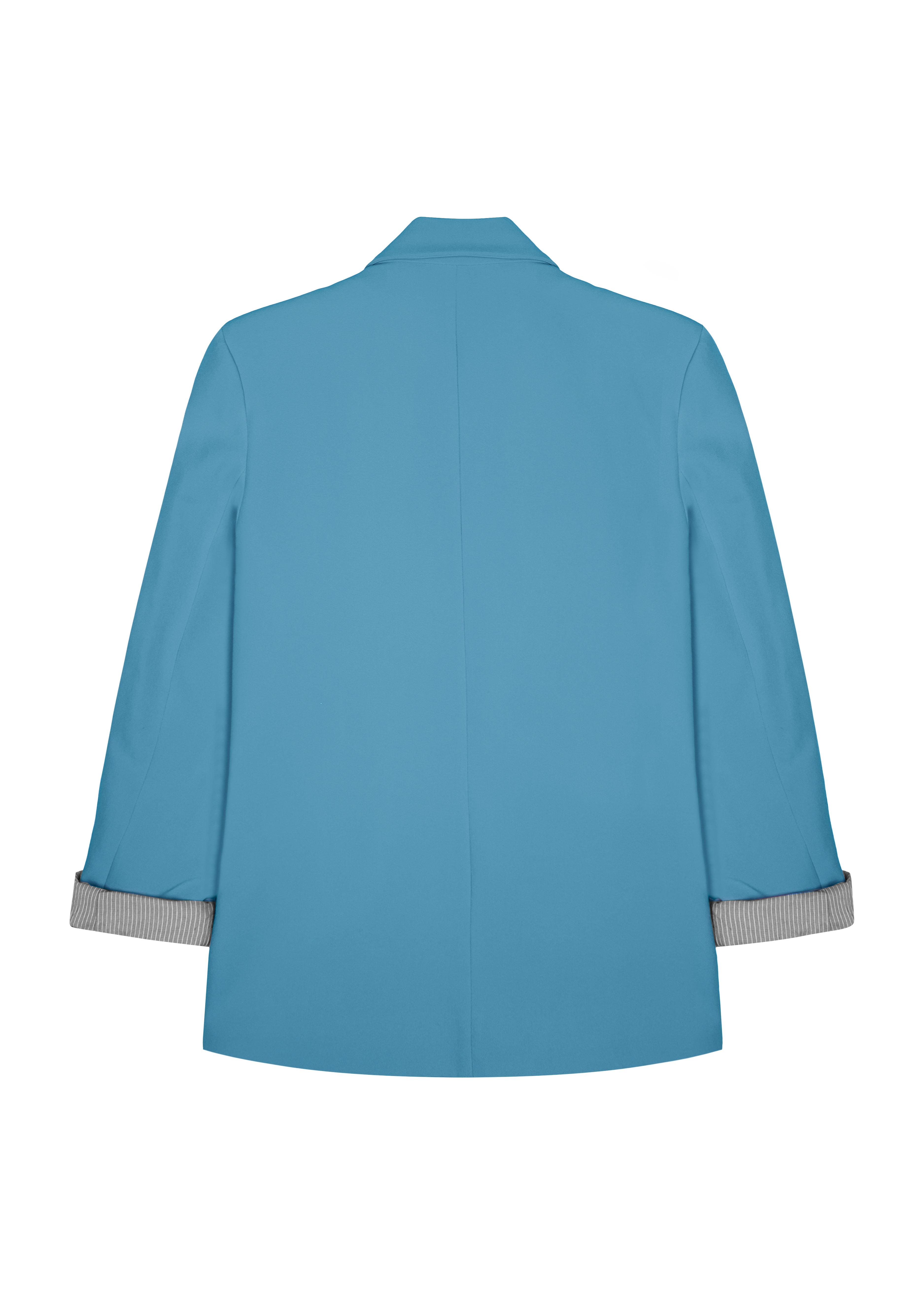 Blazer Chic Manchette Imprimée