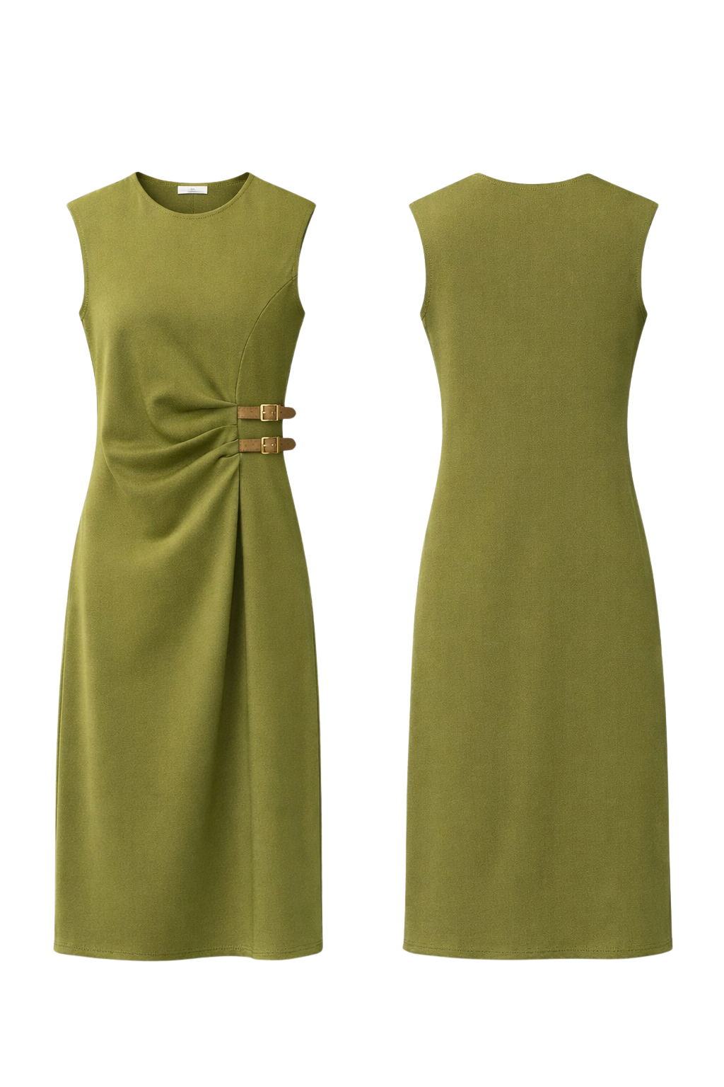 Robe Midi Sans Manches