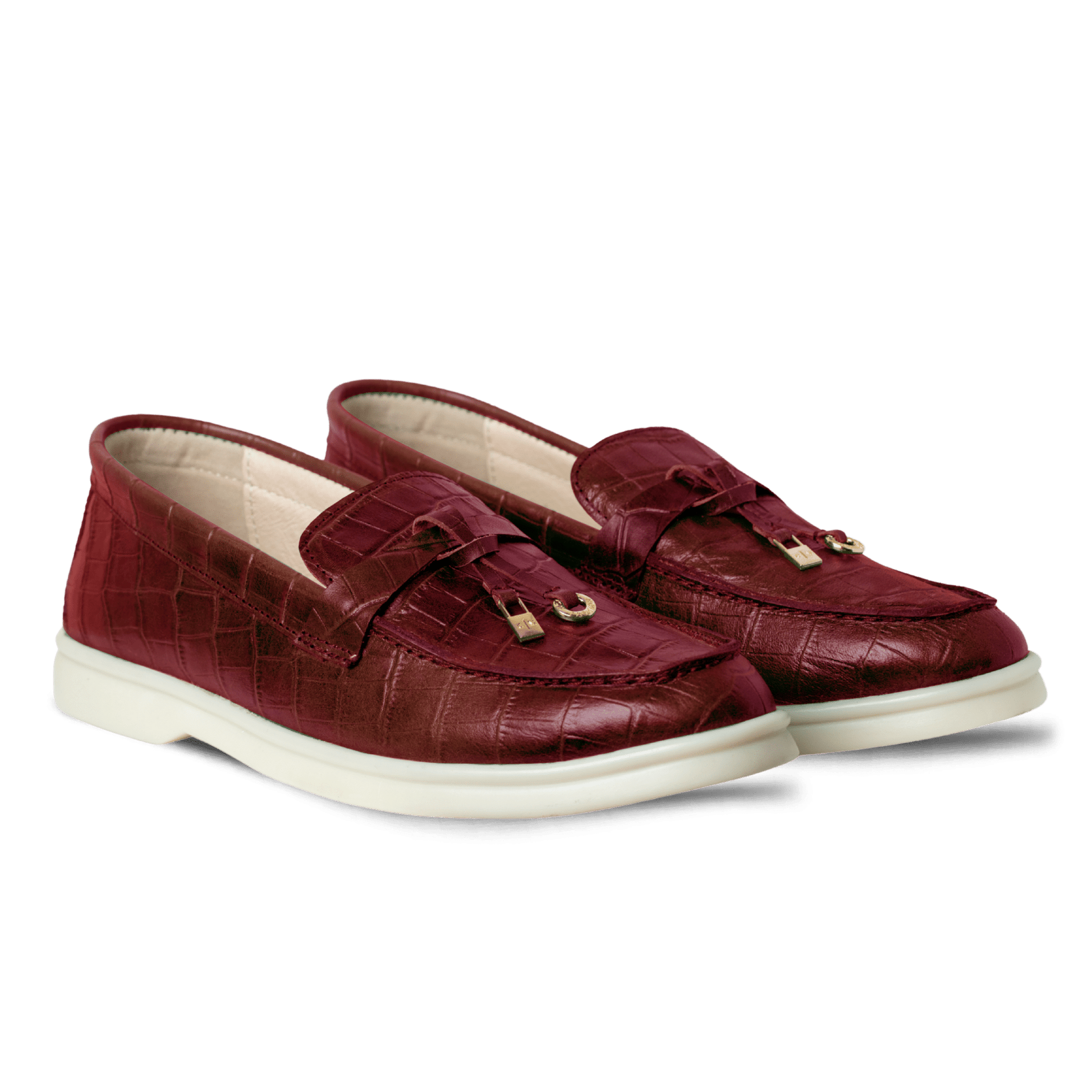 Loafer Classique 100% Cuir – LELA™ Croco Luxe - LelaModa.