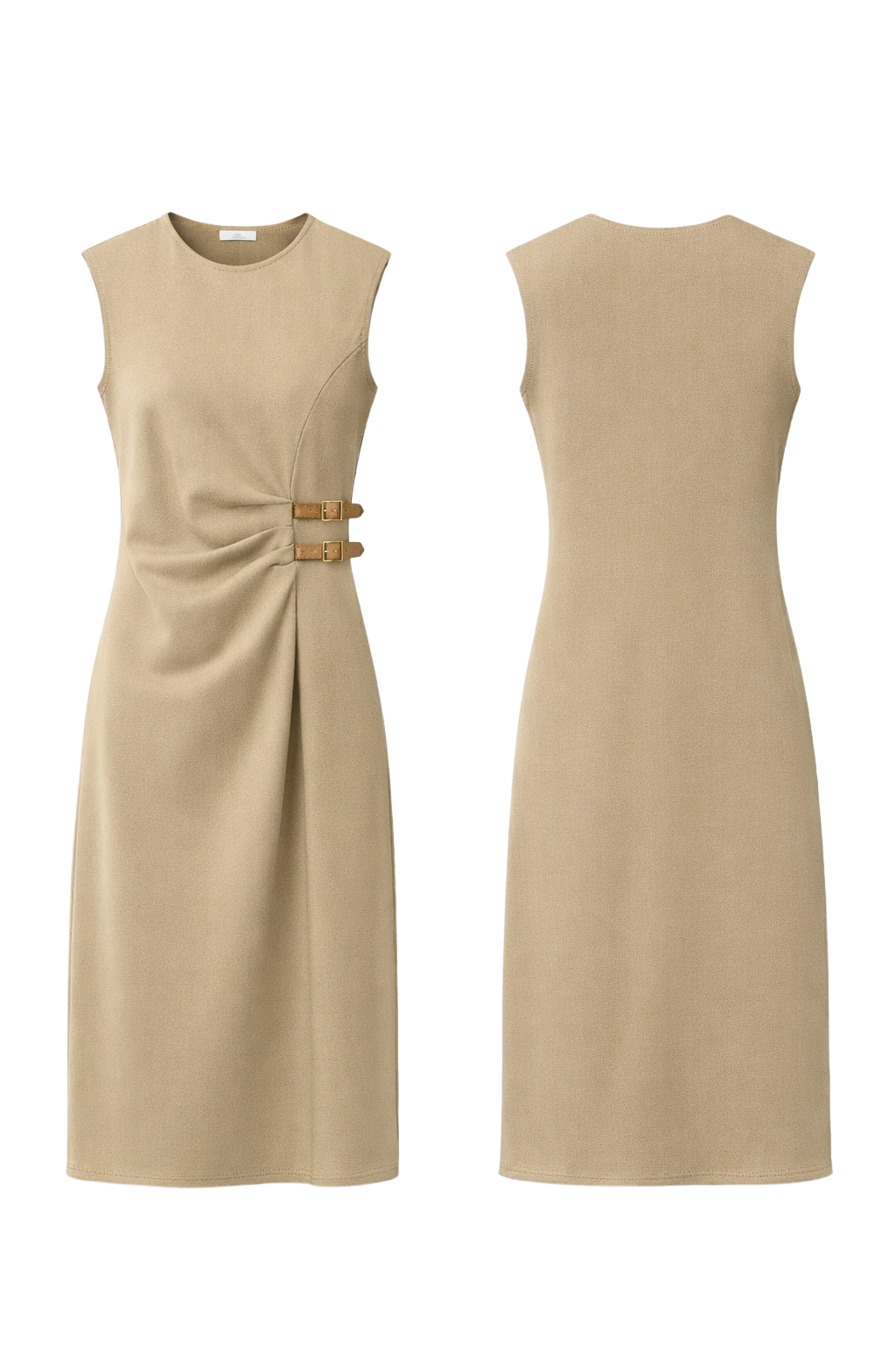 Robe Midi Sans Manches