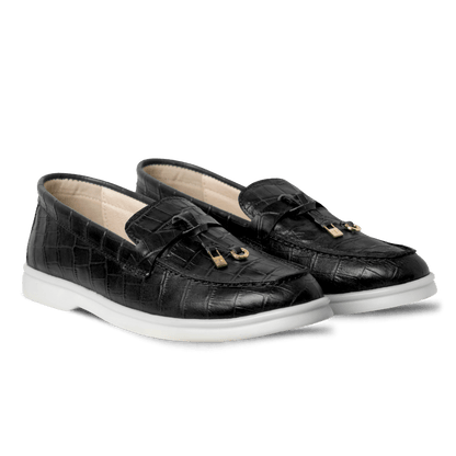 Loafer Classique 100% Cuir – LELA™ Croco Luxe - Lela.