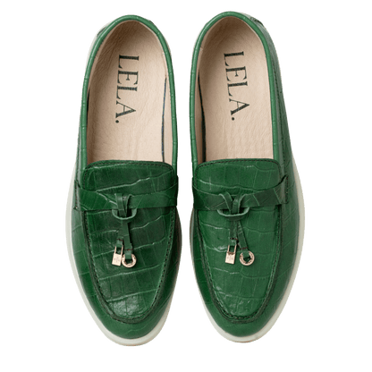 Loafer Classique 100% Cuir – LELA™ Croco Luxe - LelaModa.