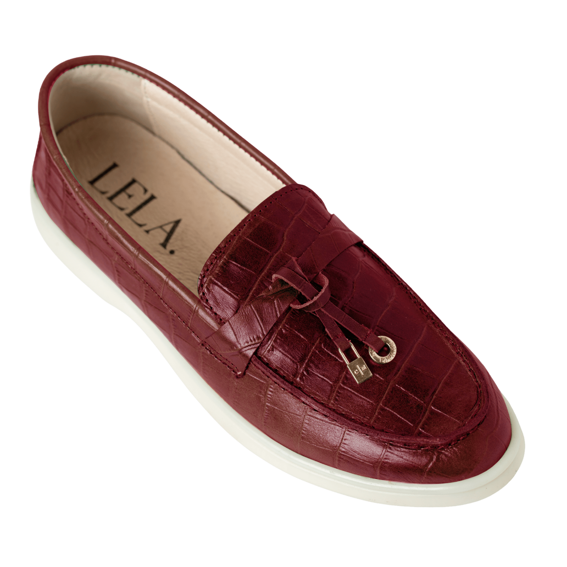 Loafer Classique 100% Cuir – LELA™ Croco Luxe - LelaModa.