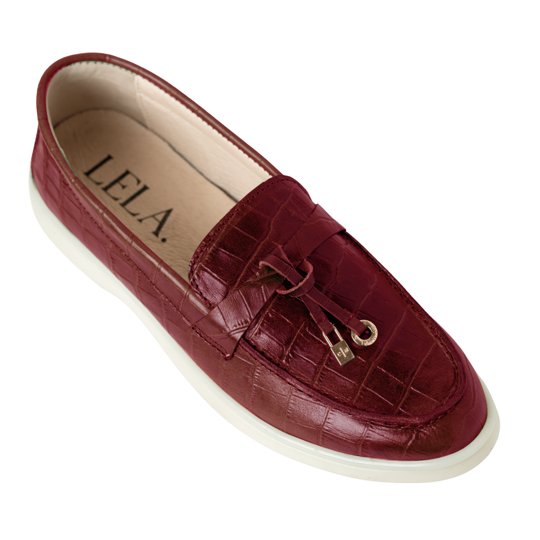 Loafer Classique 100% Cuir – LELA™ Croco Luxe - LelaModa.