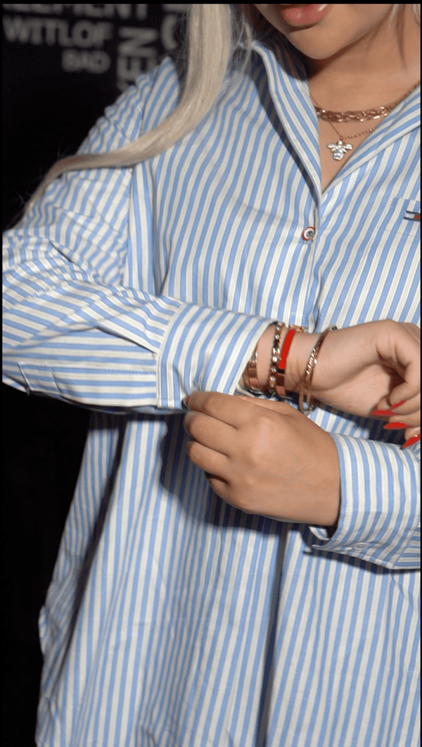 Chemise oversize à rayures - LelaModa.