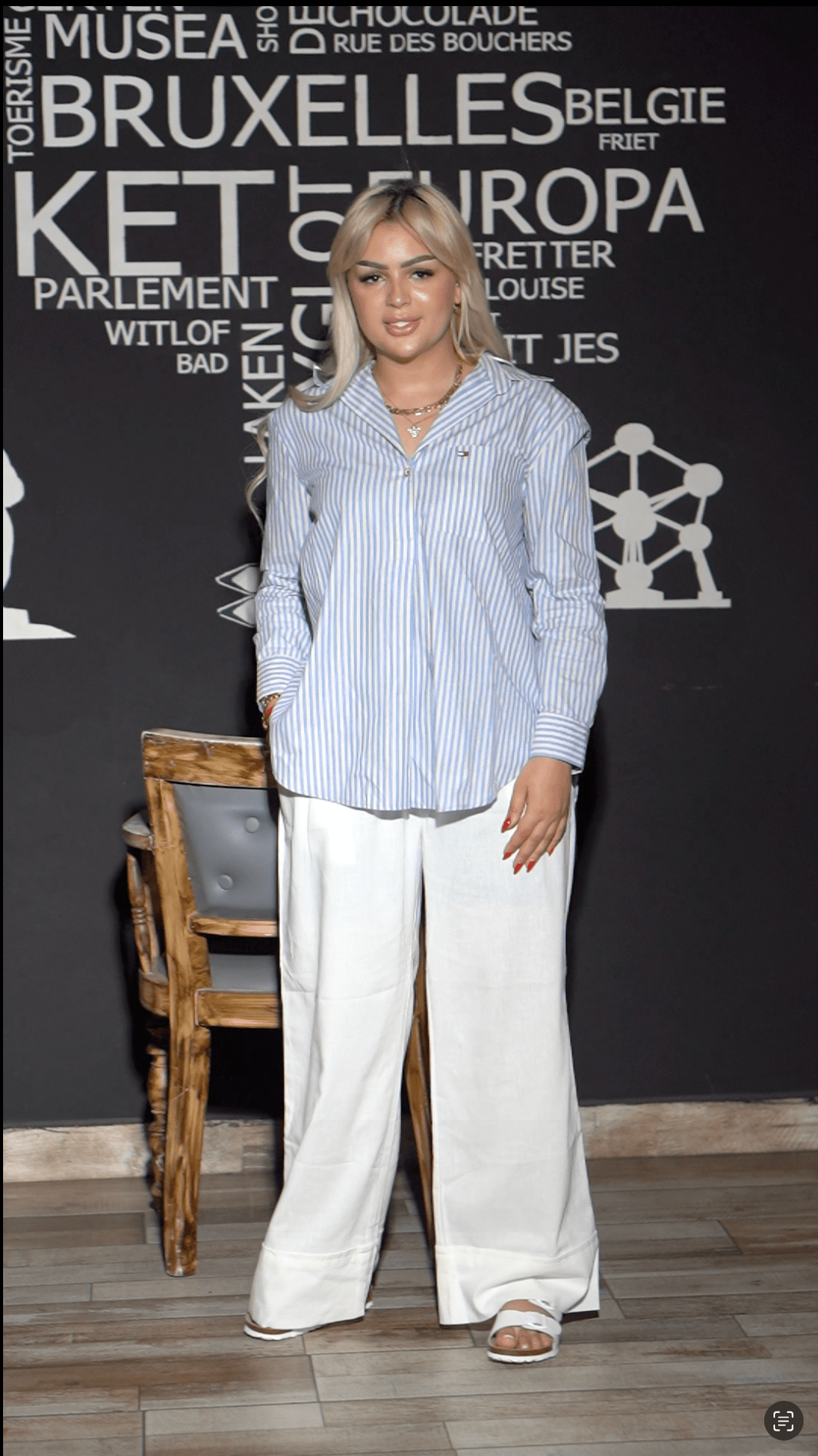 Chemise oversize à rayures - LelaModa.