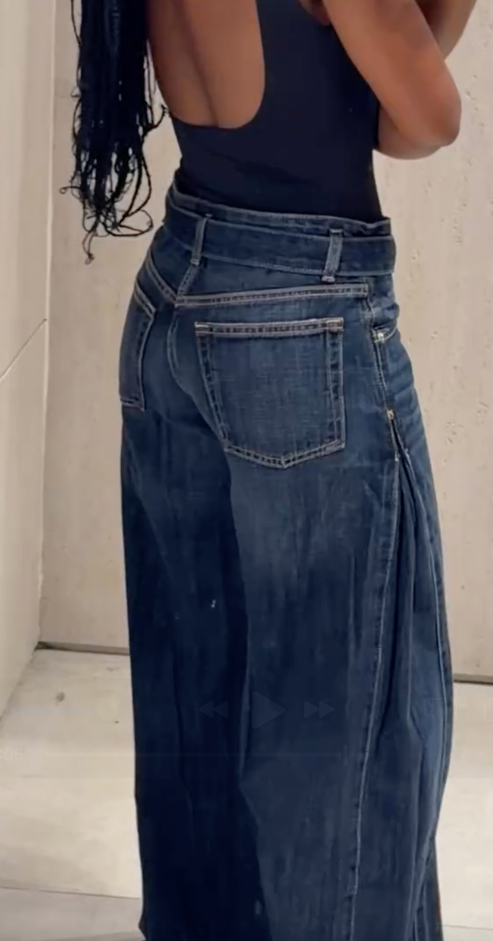 JEANS TRF AVEC CEINTURE