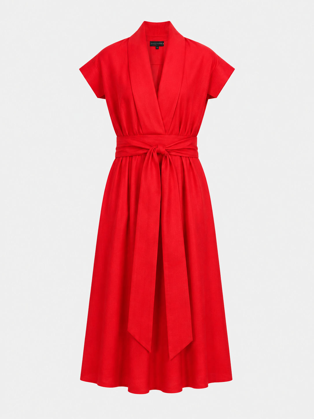 ROBE MI-LONGUE EN LIN