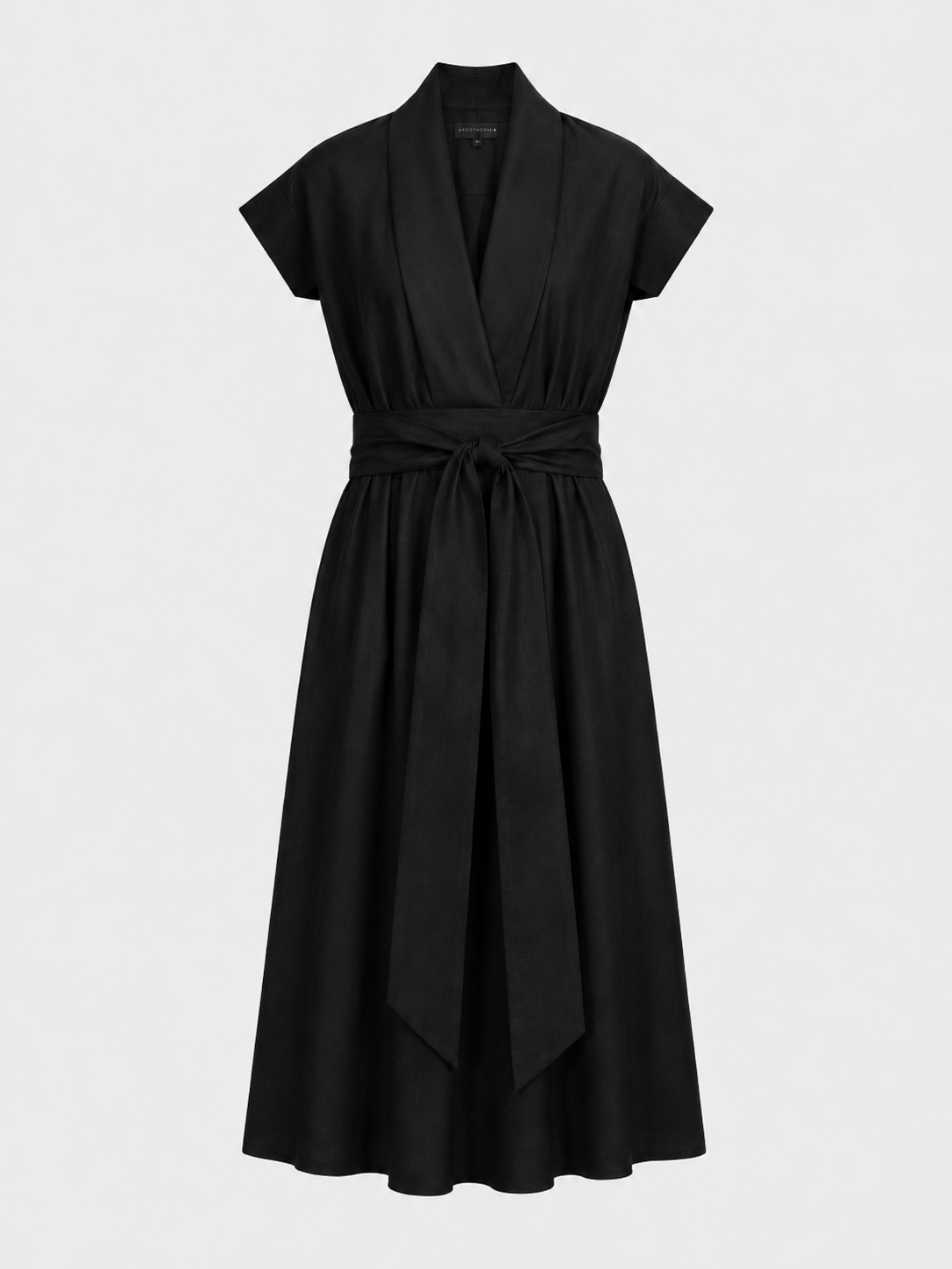 ROBE MI-LONGUE EN LIN