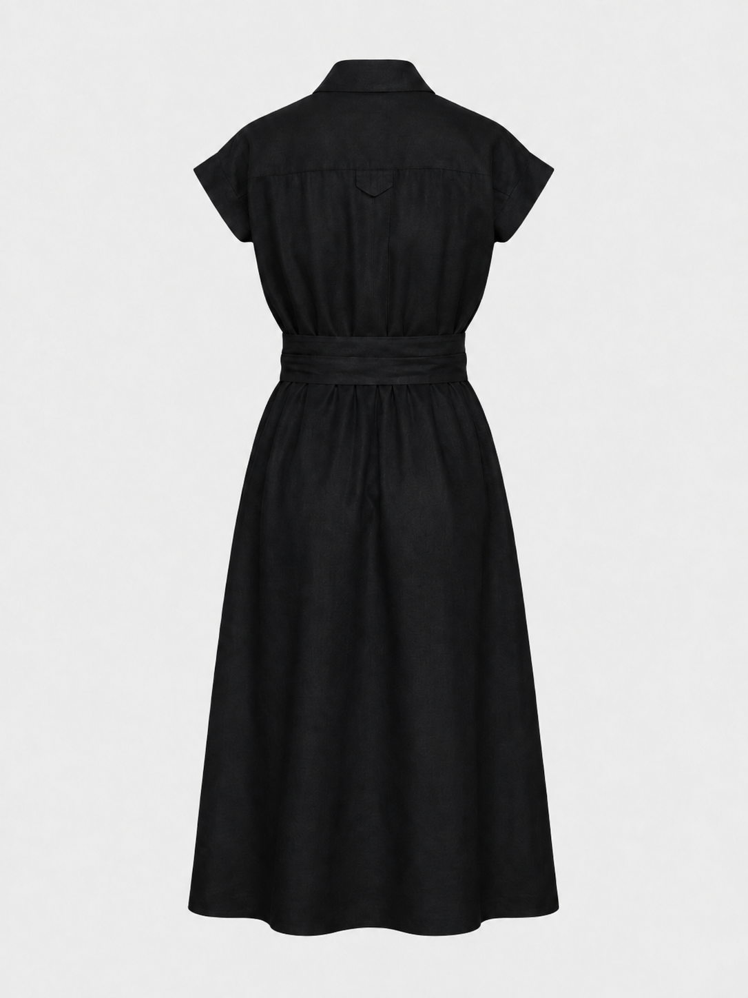 ROBE MI-LONGUE EN LIN