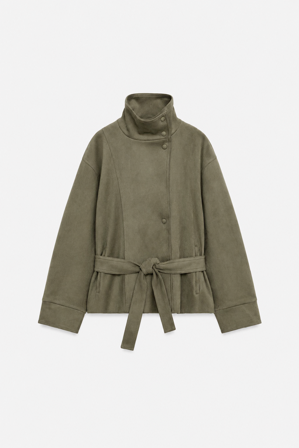 Daim VESTE À CEINTURE