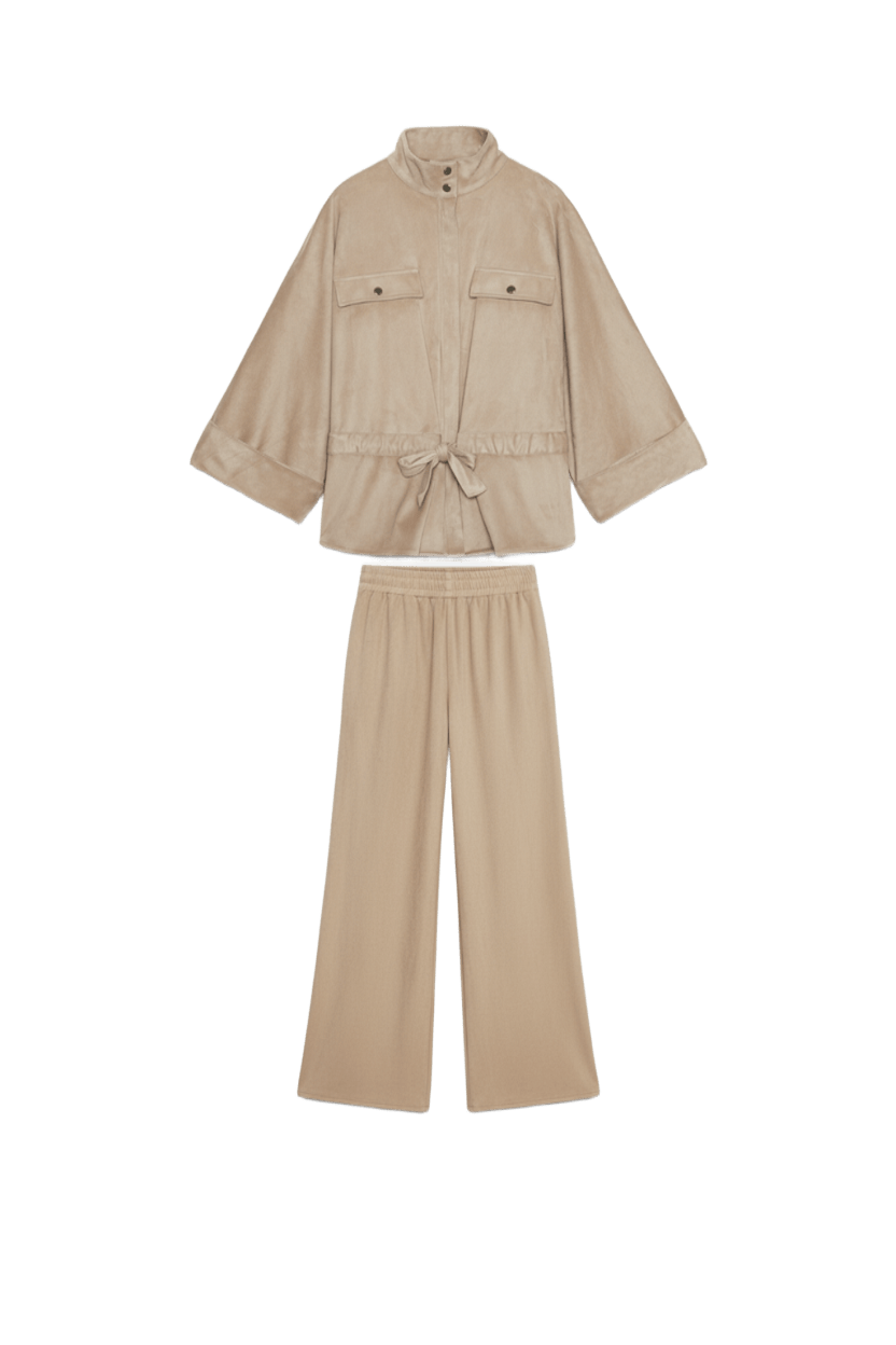 Ensemble Faux Daim Chic Safari