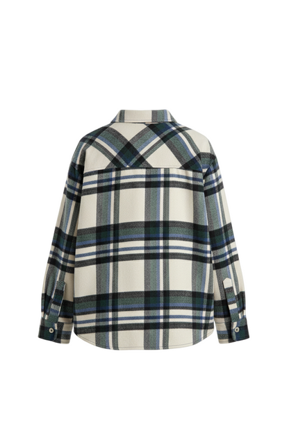 Surchemise à carreaux oversize