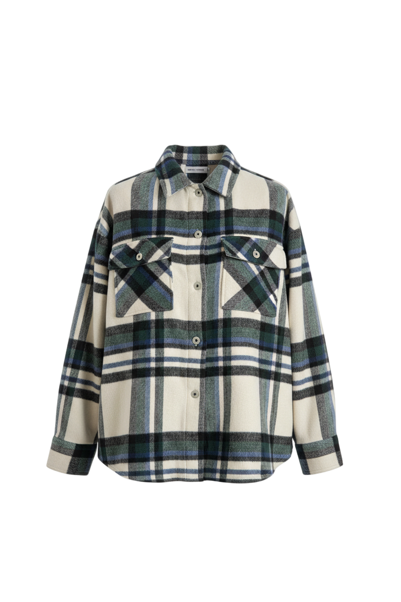 Surchemise à carreaux oversize