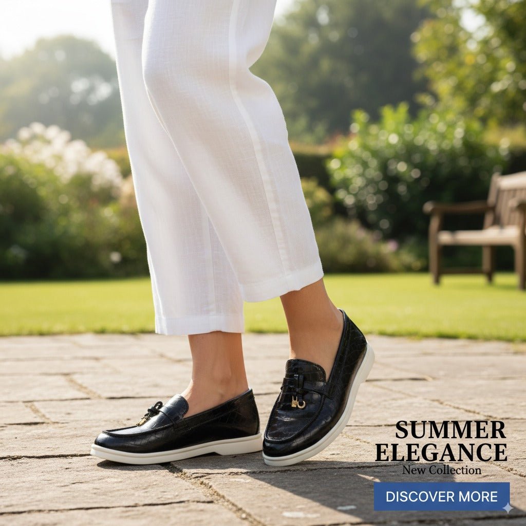 Loafer Classique 100% Cuir – LELA™ Croco Luxe - LelaModa.