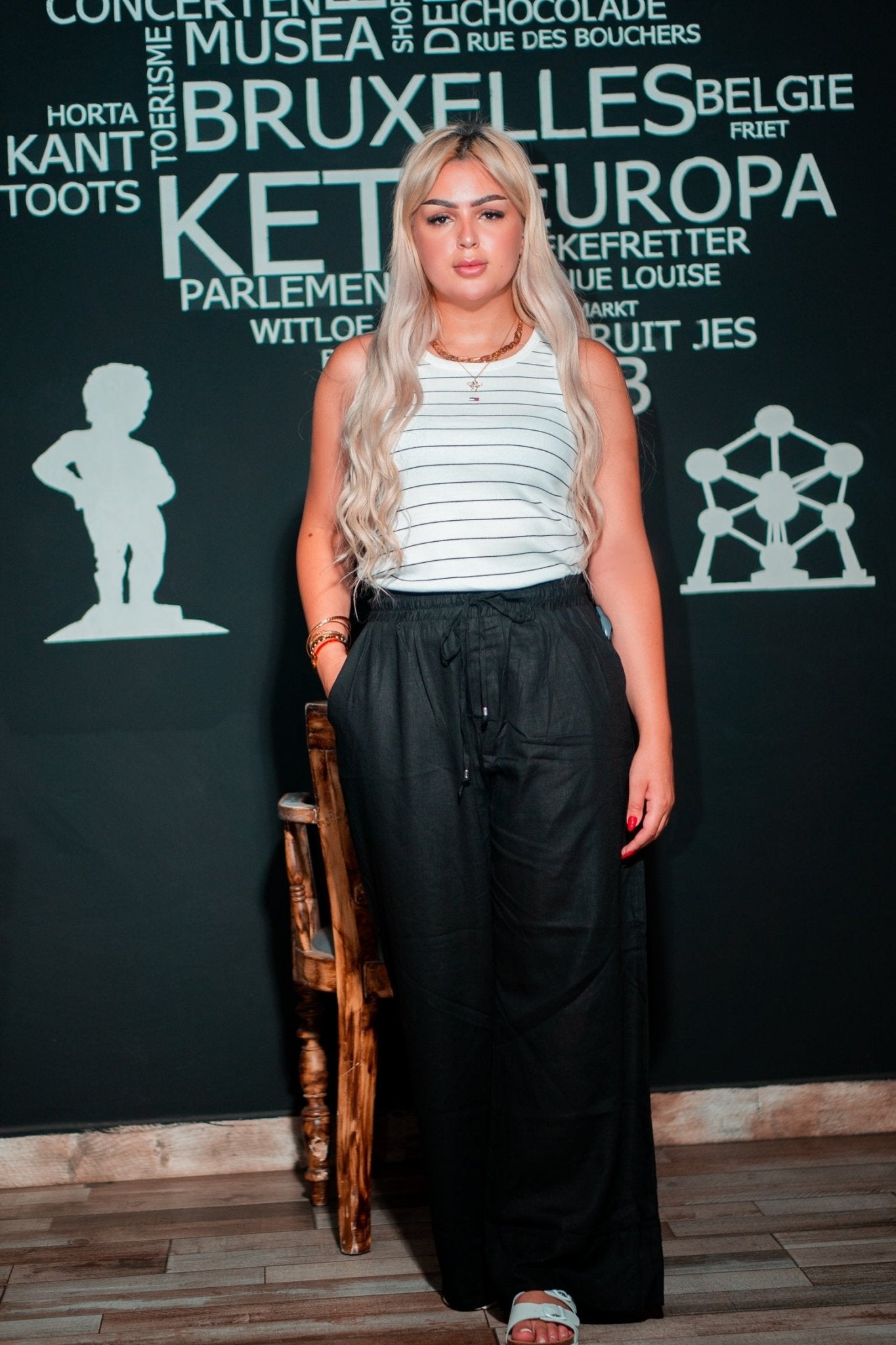 pantalon en lin 100% – Élégance naturelle - LelaModa.