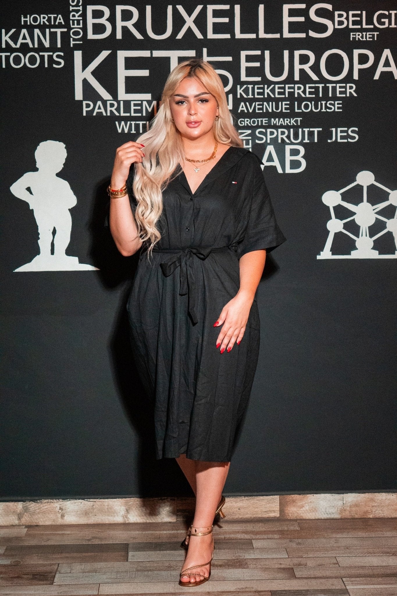 Robe chemise en lin 100% – Élégance naturelle - LelaModa.