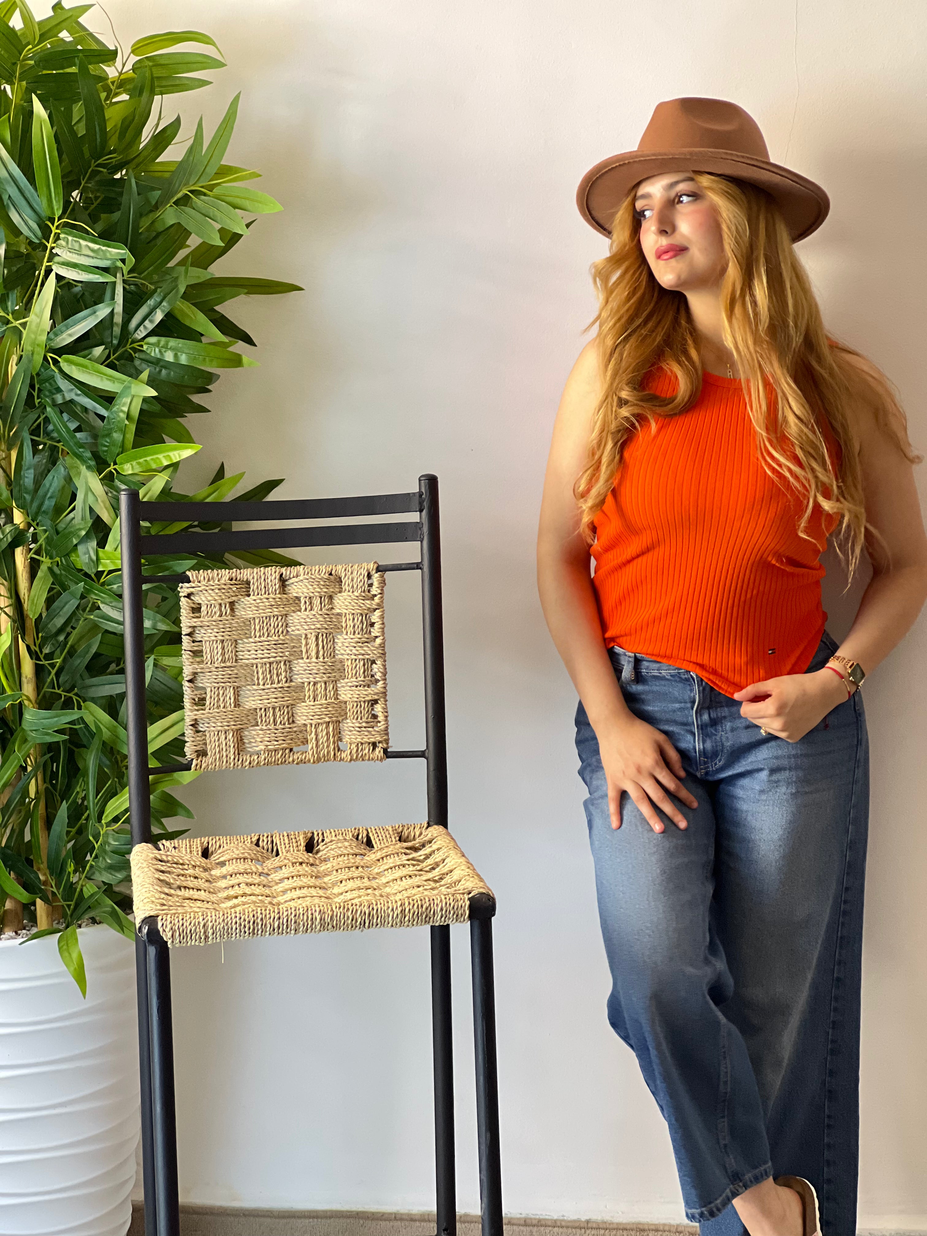 Top sans manches – Look minimal chic