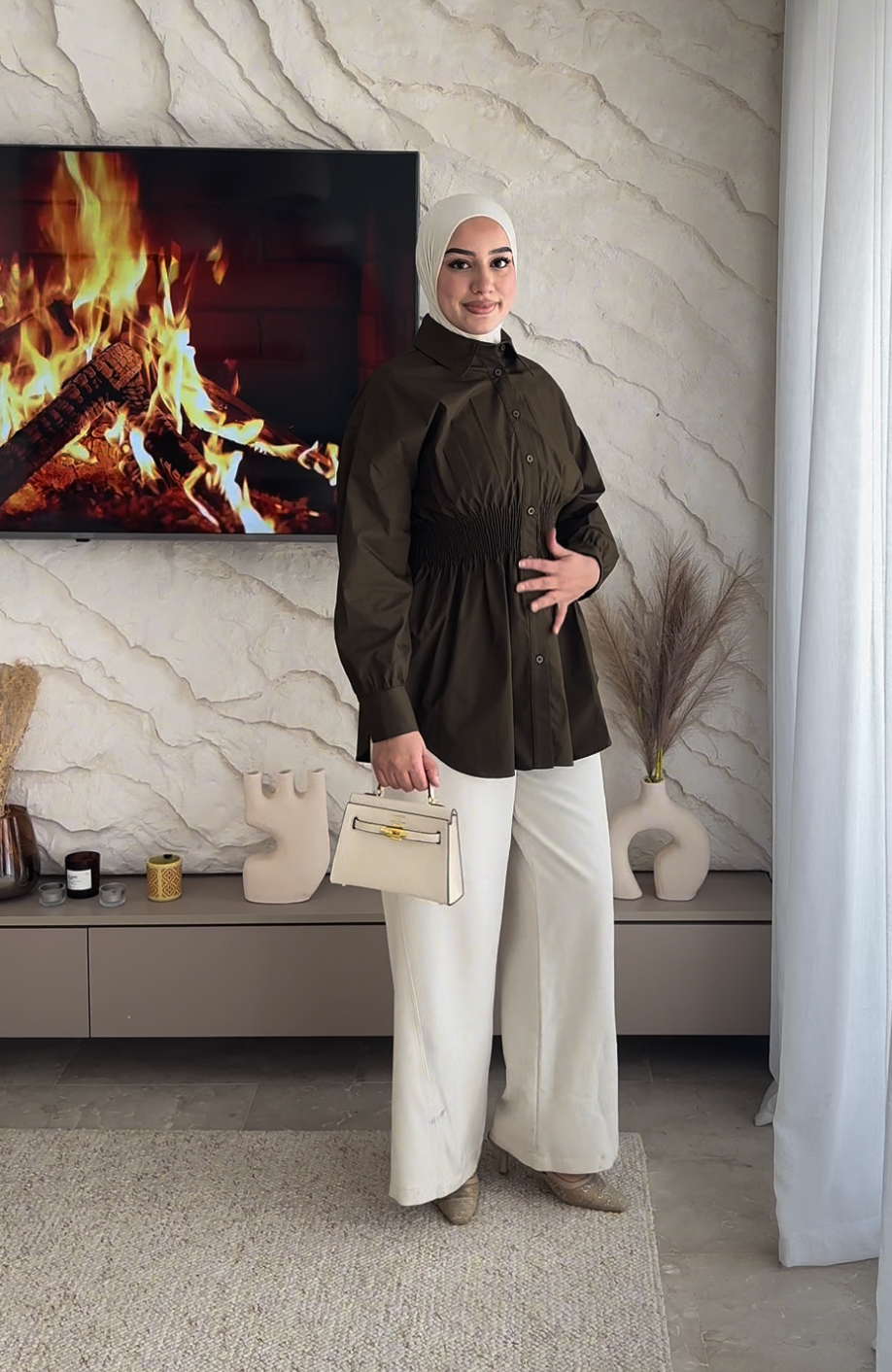 Robe Chemise Courte Femme