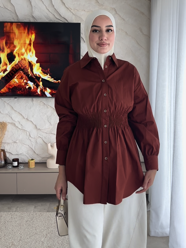 Robe Chemise Courte Femme