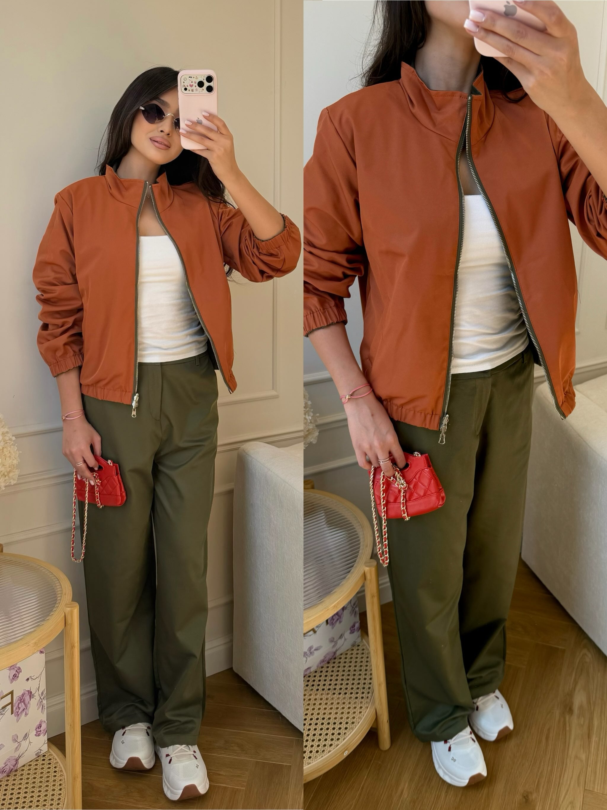 Lela ensemble jacket double face