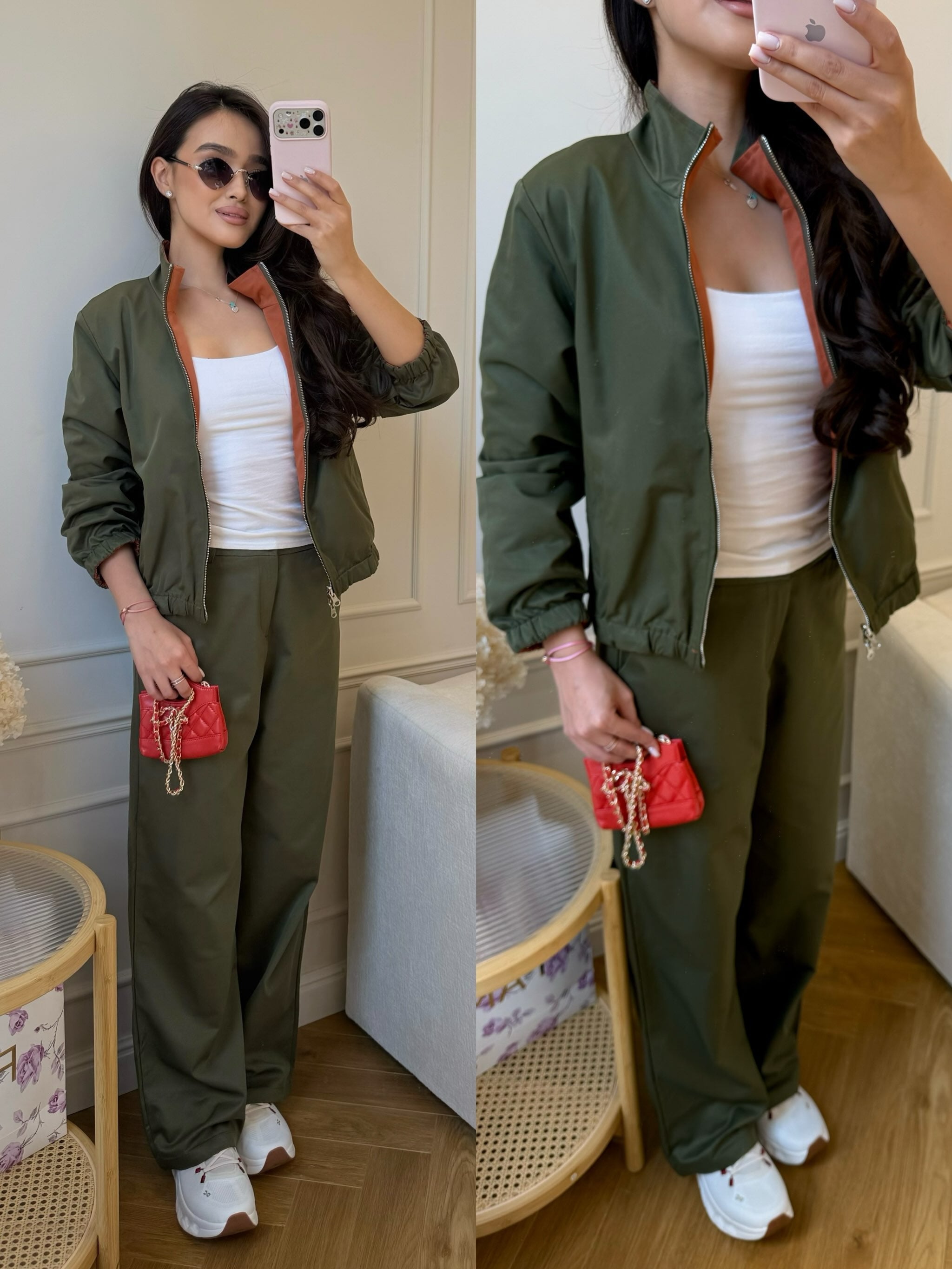 Lela ensemble jacket double face