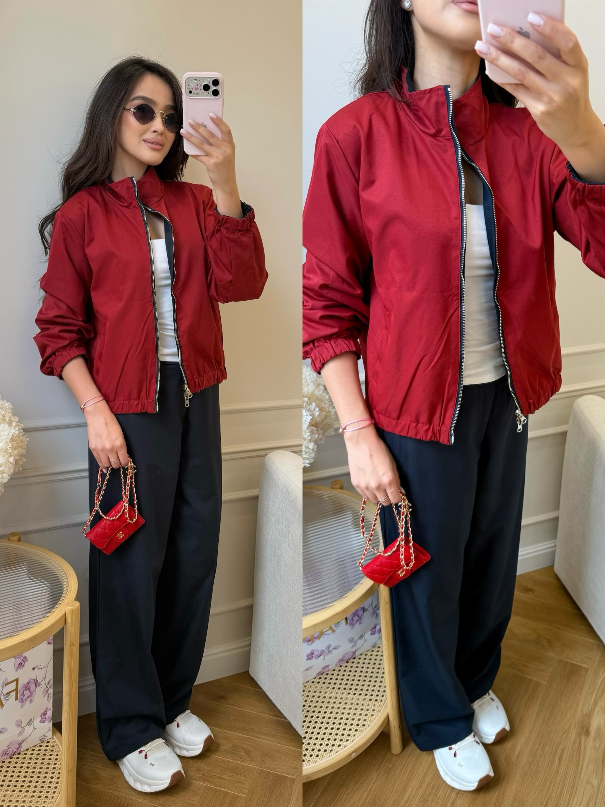 Lela ensemble jacket double face
