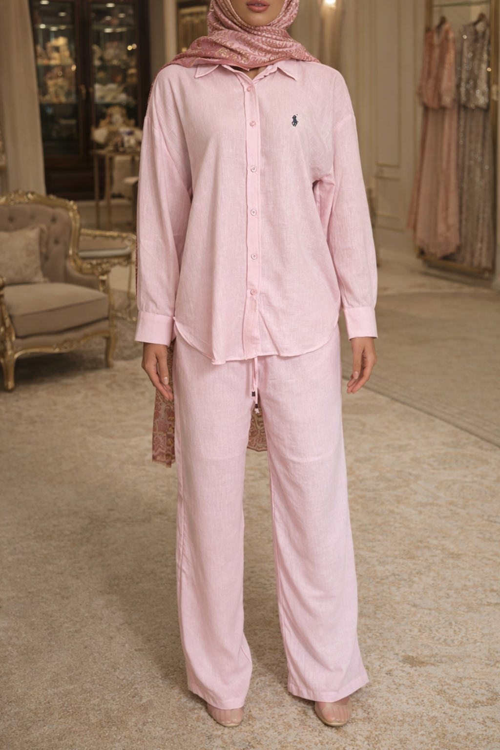Lela ensemble en lin