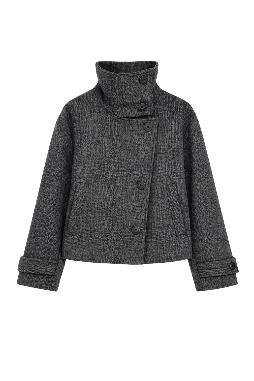 Veste Courte Femme – Col Montant