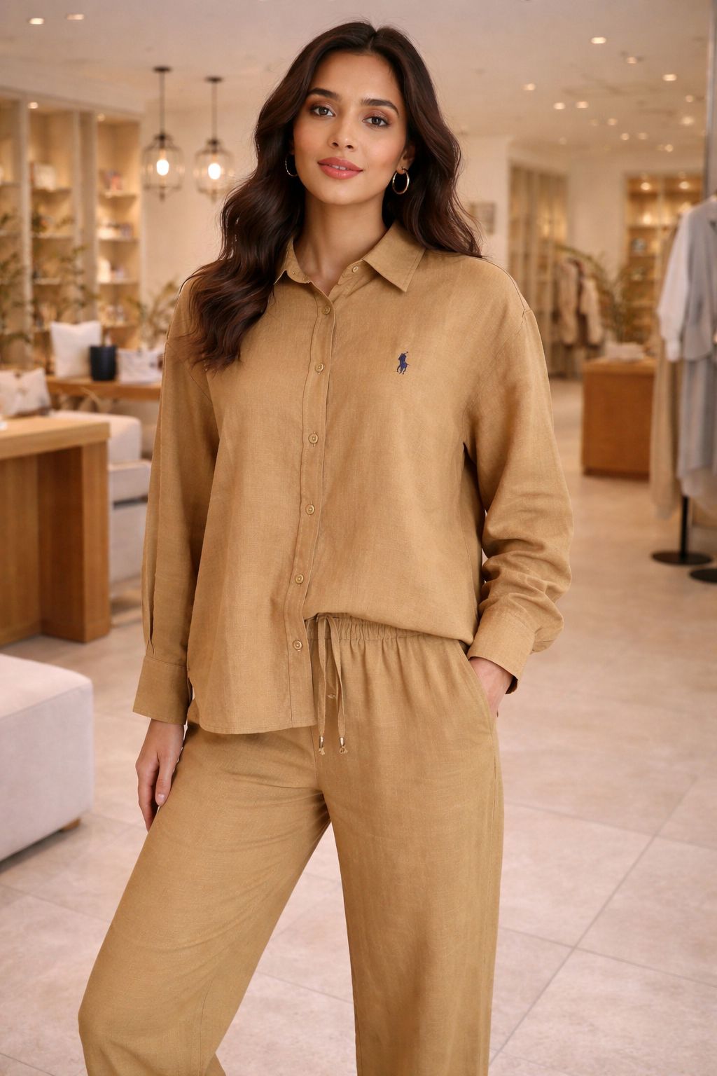 Lela ensemble en lin