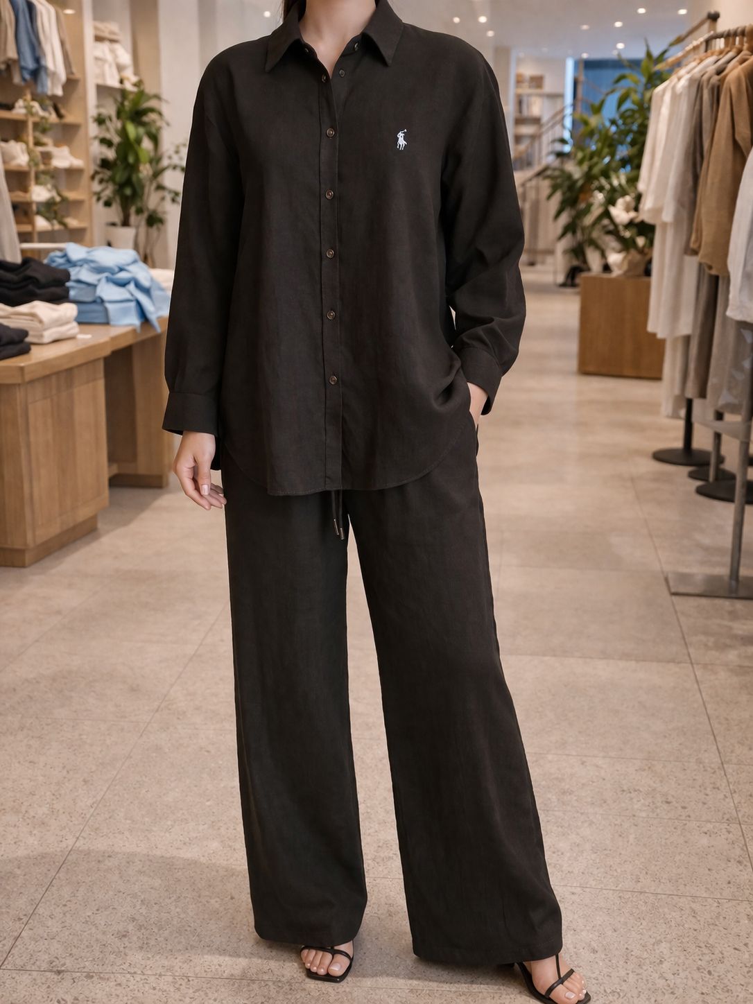 Lela ensemble en lin