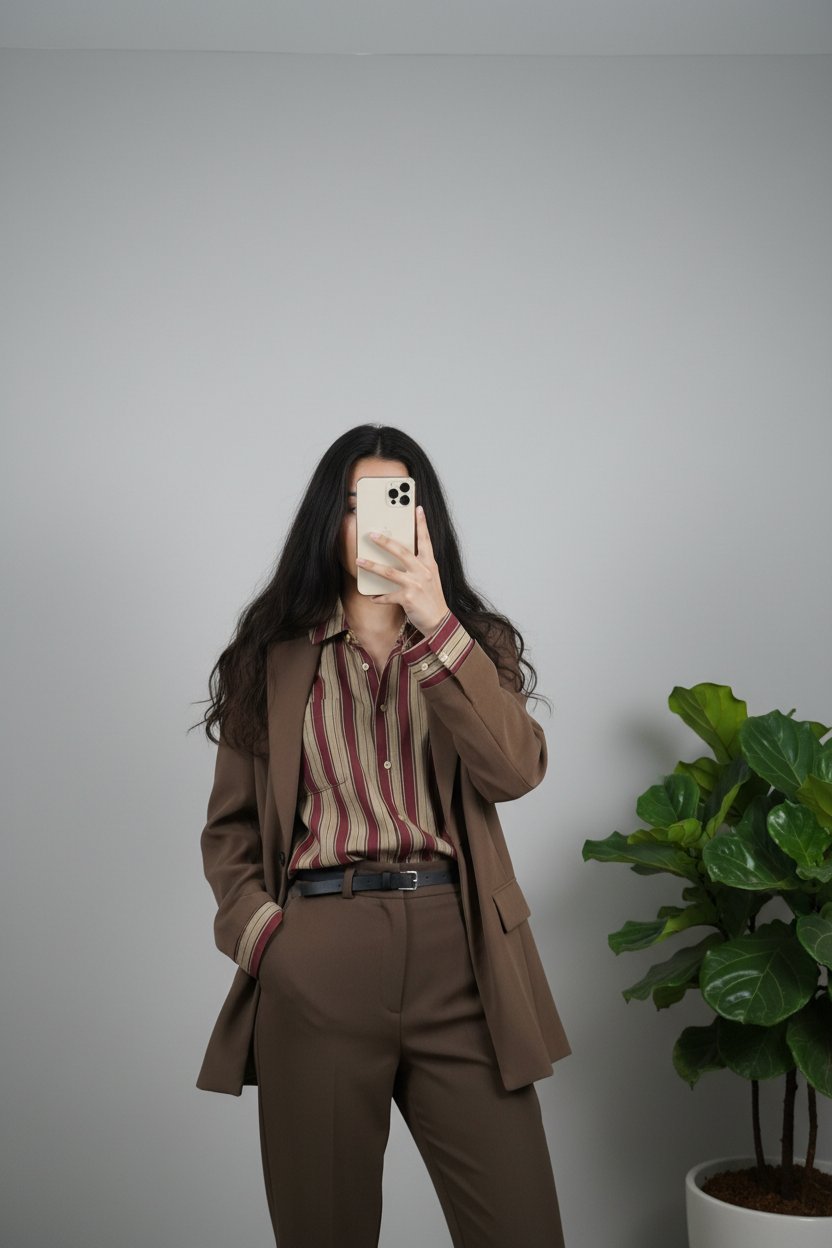 Chemise Rayée Vintage