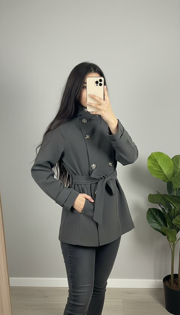 Veste Trench Courte Chic