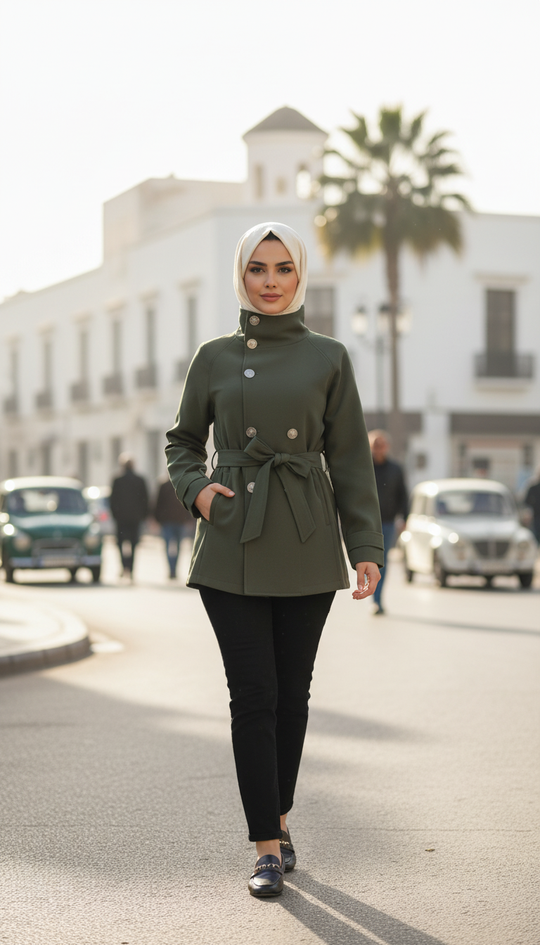 Veste Trench Courte Chic