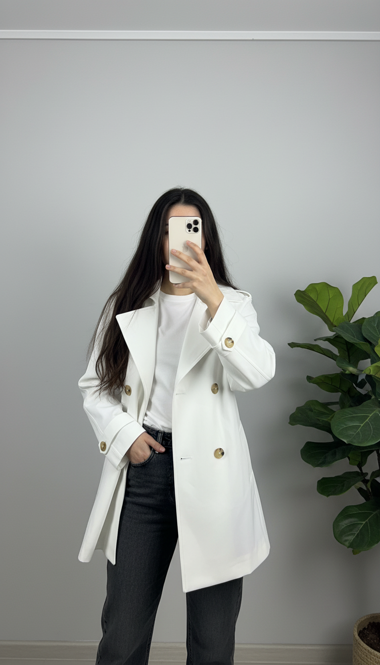 Veste Trench Courte Chic