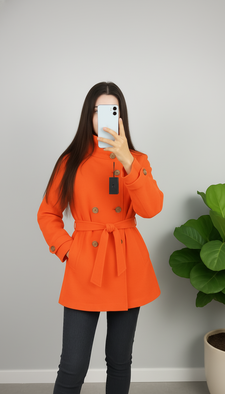 Veste Trench Courte Chic