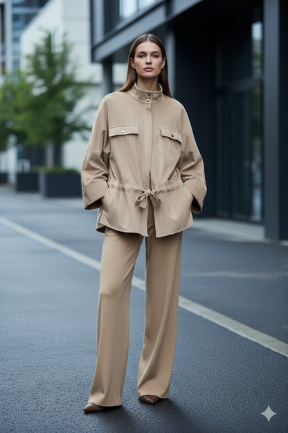 Ensemble Faux Daim Chic Safari